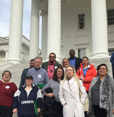 Main photo--CAC advocating at the Richmond state house.JPG